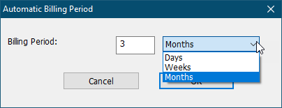 Automatic Billing Period