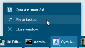 Pin To Taskbar